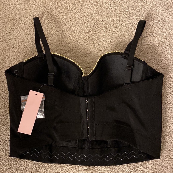 Beautiful Rhinestone and Chain Bustier - Picture 3 of 4